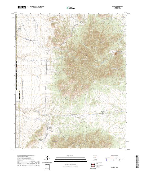 USGS Topographic Map – Golden