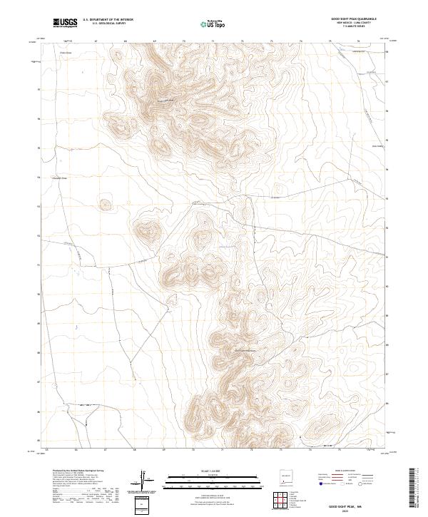 USGS Topographic Map – Good Sight Peak