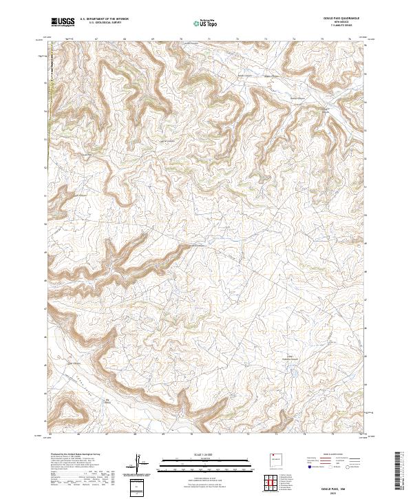 USGS Topographic Map – Gould Pass