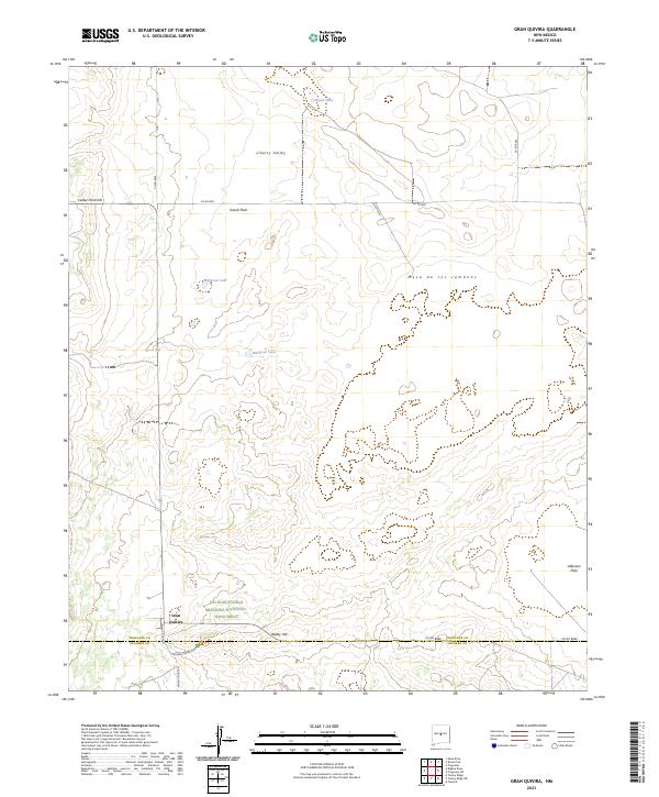 USGS Topographic Map – Gran Quivira