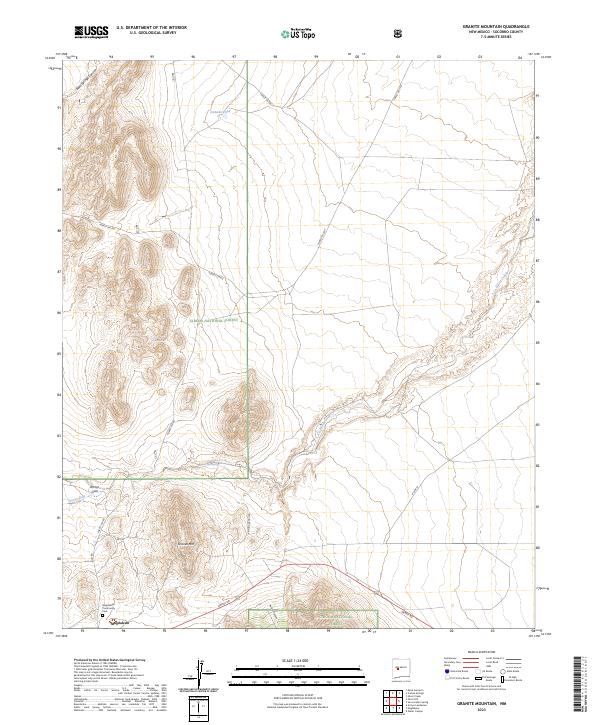 USGS Topographic Map – Granite Mountain