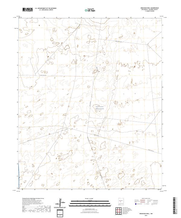 USGS Topographic Map – Granjean Well