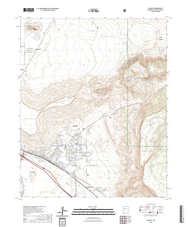 USGS Topographic Map – Grants