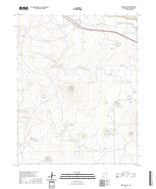 2023 Map of Grenville SW, 2023 Print