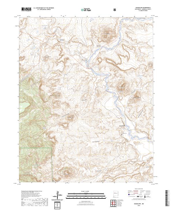 USGS Topographic Map – Guadalupe