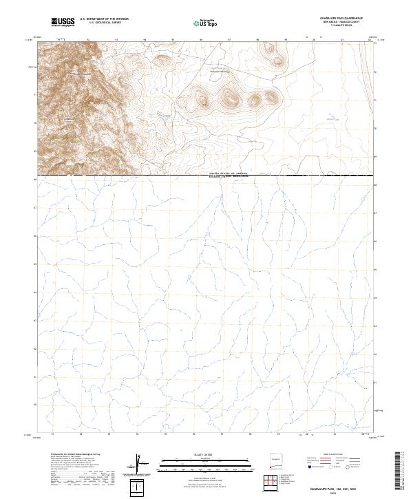 USGS Topographic Map – Guadalupe Pass