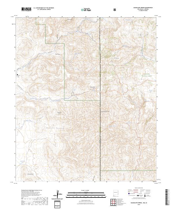 USGS Topographic Map – Guadalupe Spring