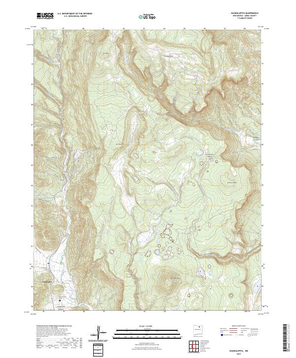 USGS Topographic Map – Guadalupita