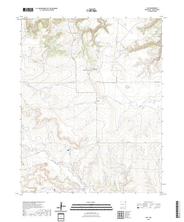 USGS Topographic Map – Guy
