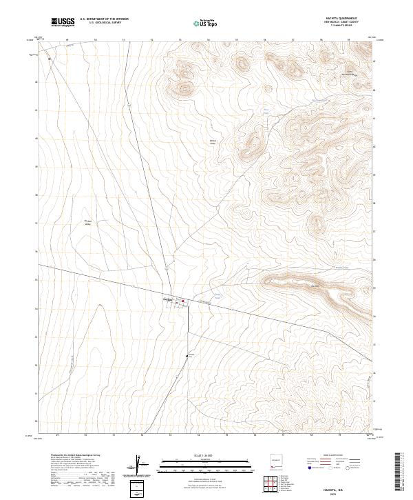 USGS Topographic Map – Hachita