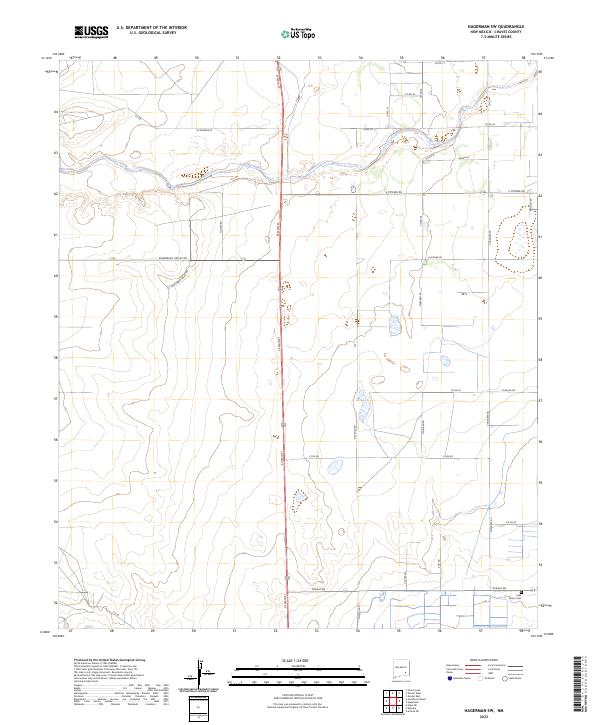 2023 Map of Hagerman SW, 2023 Print