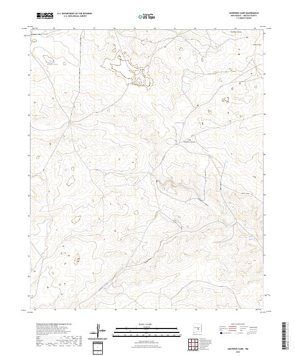 USGS Topographic Map – Hasperos Camp