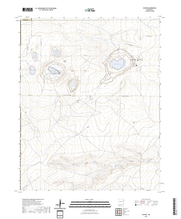 USGS Topographic Map – Hayden