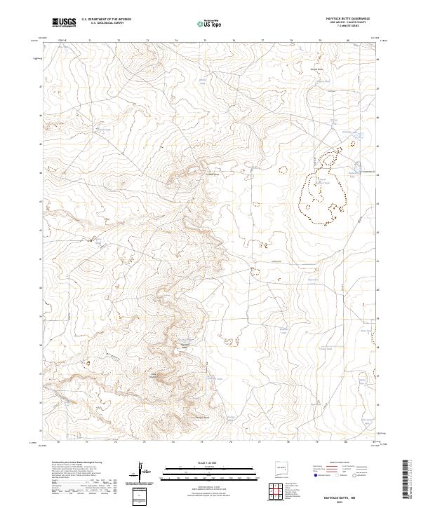 USGS Topographic Map – Haystack Butte