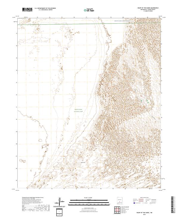 2023 Map of Heart of the Sands, 2023 Print