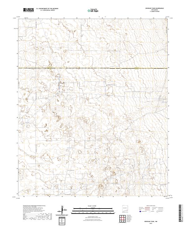 USGS Topographic Map – Henshaw Tank