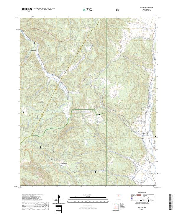 USGS Topographic Map – Holman