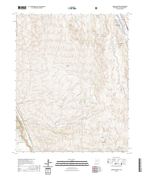 USGS Topographic Map – Horcado Ranch