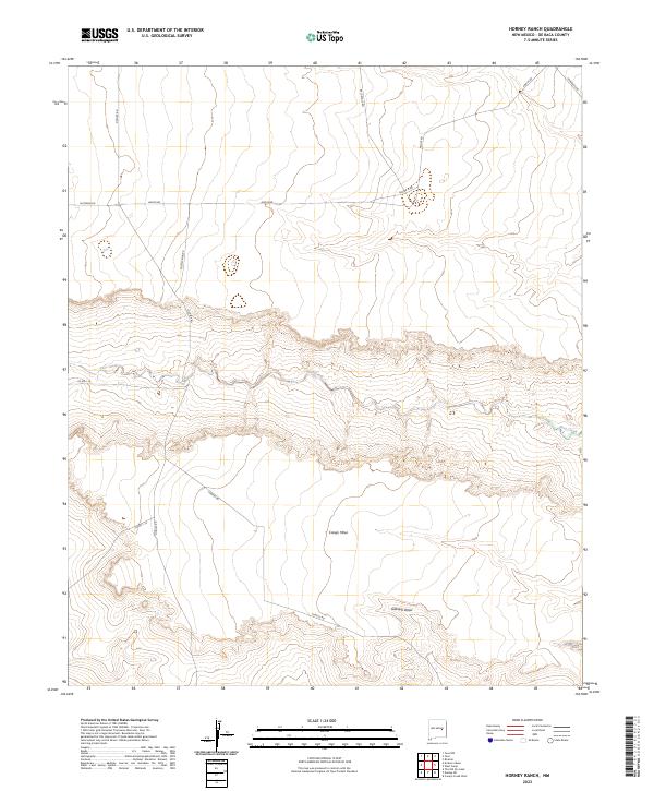 USGS Topographic Map – Horney Ranch