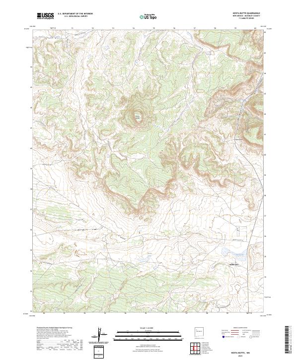 USGS Topographic Map – Hosta Butte
