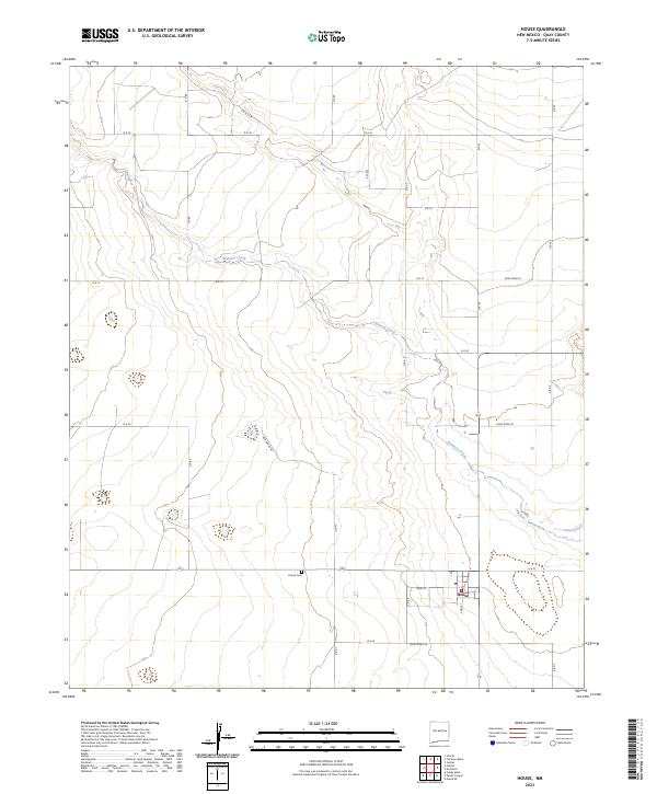 USGS Topographic Map – House