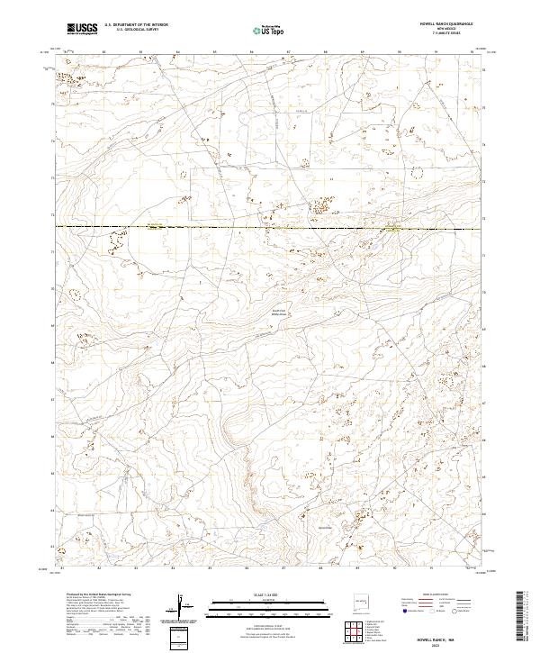 USGS Topographic Map – Howell Ranch