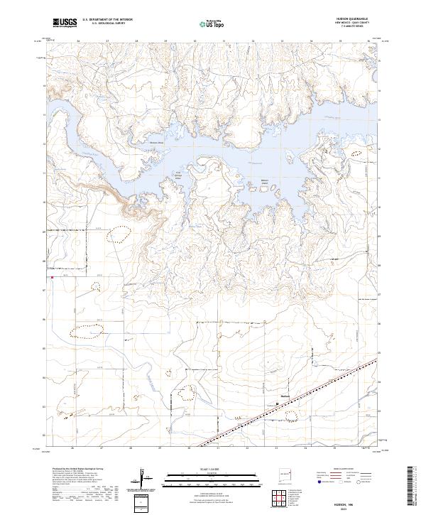 USGS Topographic Map – Hudson