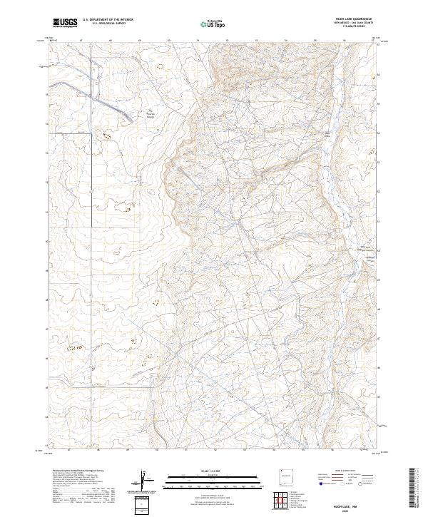 USGS Topographic Map – Hugh Lake