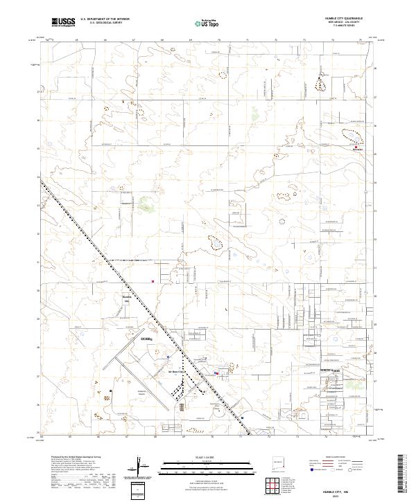 USGS Topographic Map – Humble City
