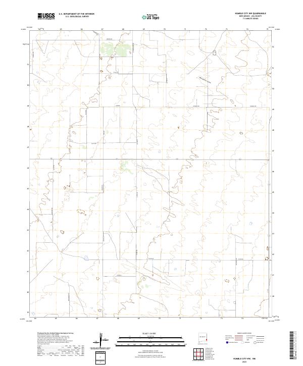 2023 Map of Humble City NW, 2023 Print