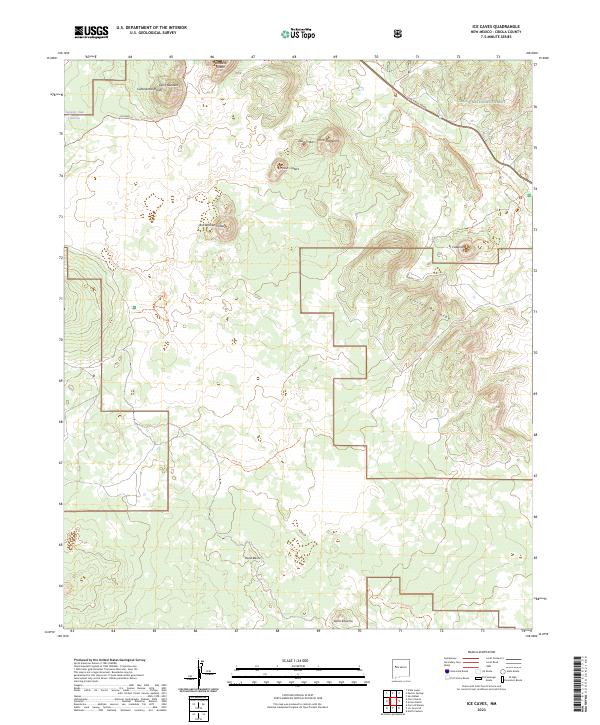 USGS Topographic Map – Ice Caves