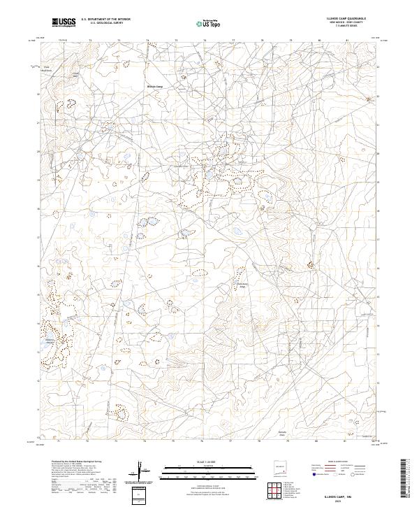 USGS Topographic Map – Illinois Camp