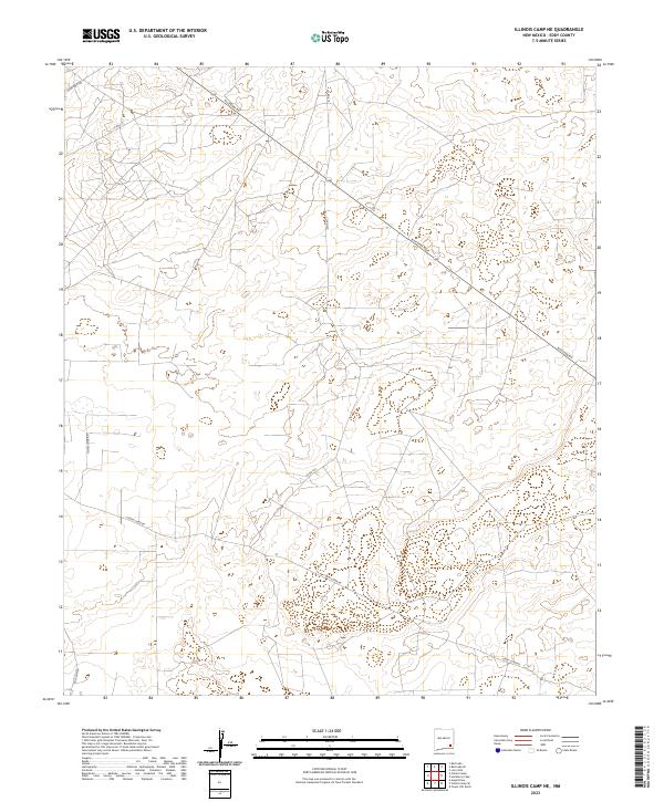 USGS Topographic Map – Illinois Camp NE