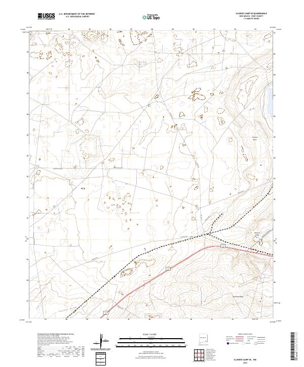 USGS Topographic Map – Illinois Camp SE
