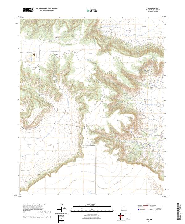 USGS Topographic Map – Ima