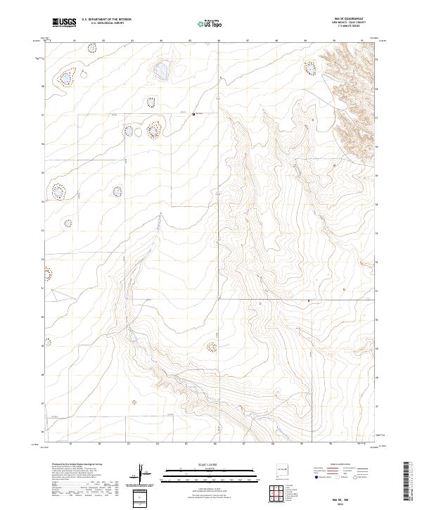 USGS Topographic Map – Ima SE