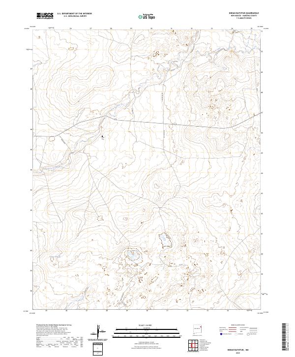 USGS Topographic Map – Indian Bathtub