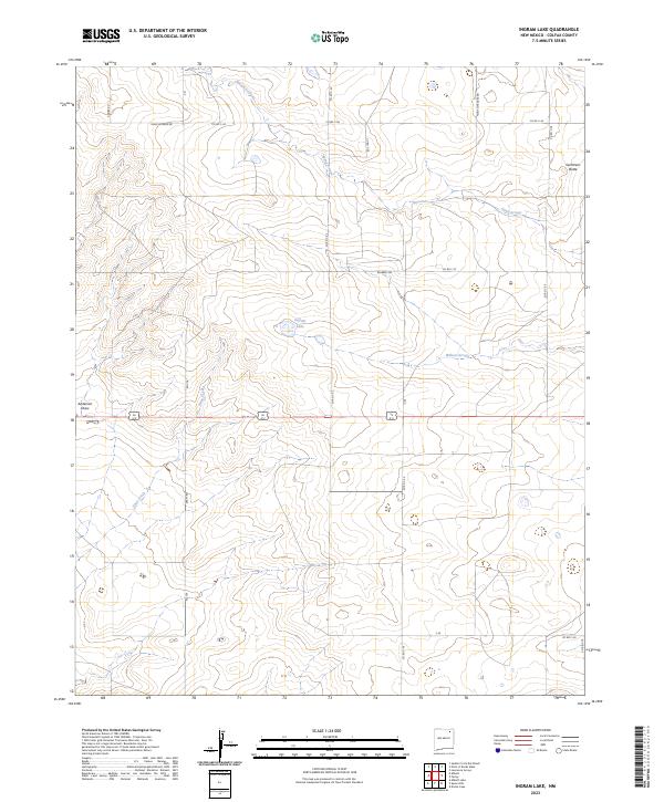 USGS Topographic Map – Ingram Lake