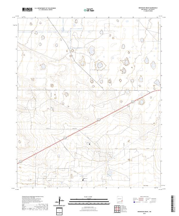 USGS Topographic Map – Ironhouse Draw