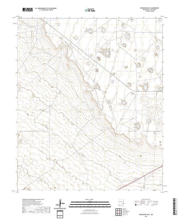 USGS Topographic Map – Ironhouse Well