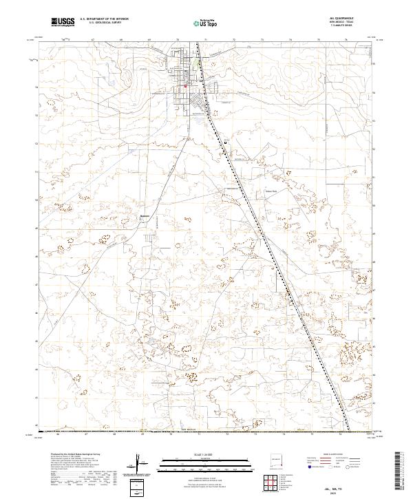 USGS Topographic Map – Jal