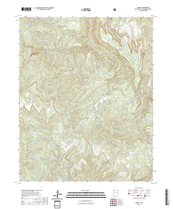 USGS Topographic Map – Jarosa