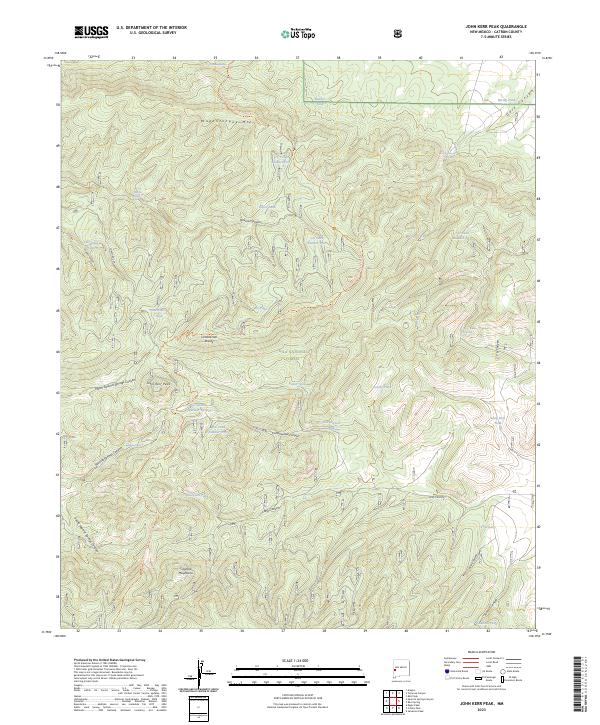 USGS Topographic Map – John Kerr Peak