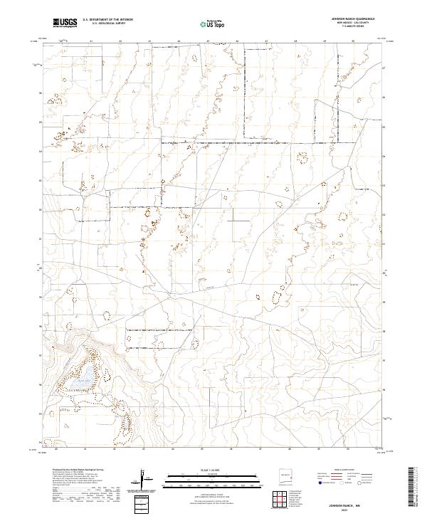 USGS Topographic Map – Johnson Ranch