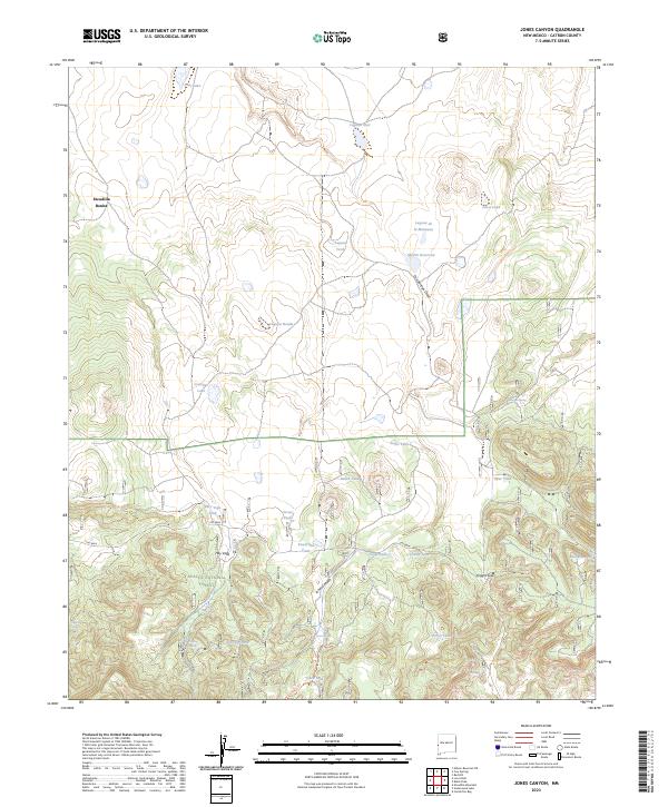 USGS Topographic Map – Jones Canyon