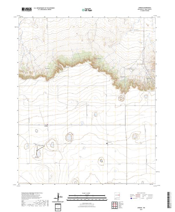 USGS Topographic Map – Jordan