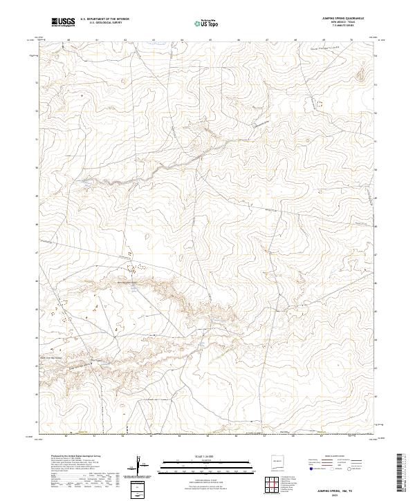 USGS Topographic Map – Jumping Spring