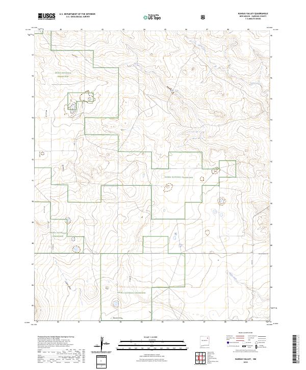 USGS Topographic Map – Kansas Valley