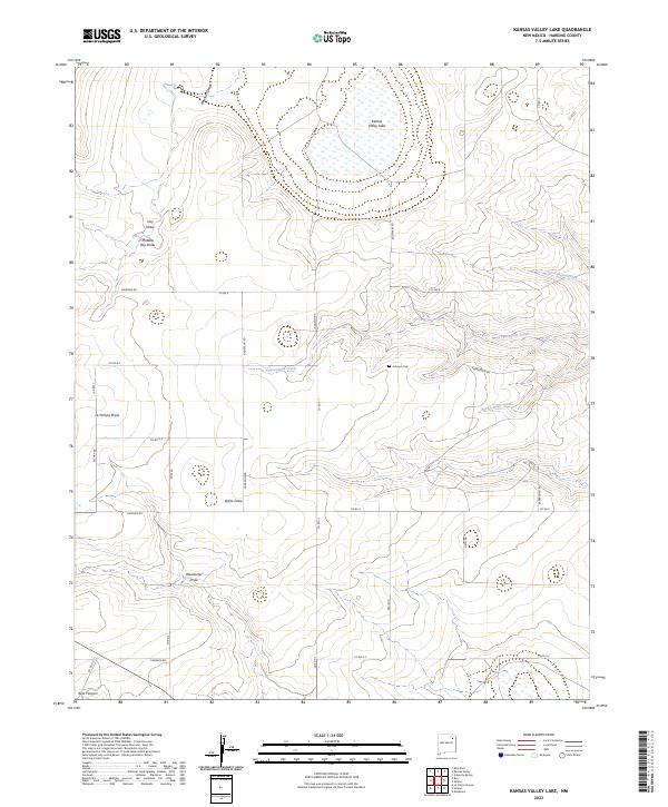 USGS Topographic Map – Kansas Valley Lake