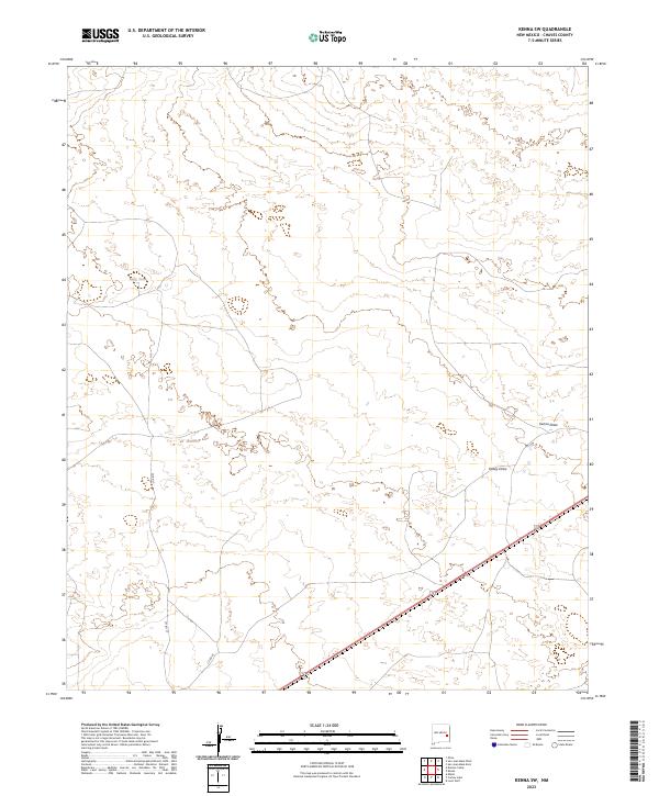 USGS Topographic Map – Kenna SW